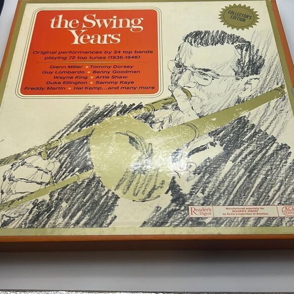 THE SWING YEARS (1936-46) VARIOUS ARTISTS (5LPS) PREMIUM QUALITY USED LP (NM/EX) - Picture 1 of 5